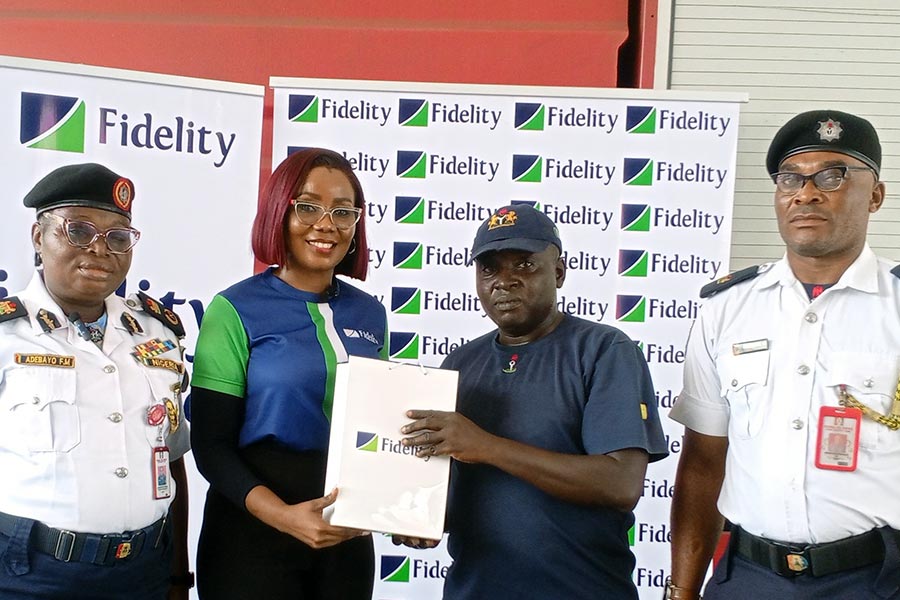 Fidelity Bank Advances Sustainable Firefighting Practices with Donation of Hoses and Water Pumps